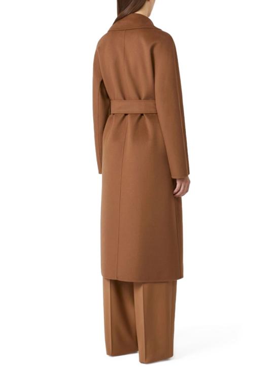 26FW 막스마라 버진 울 벨티드 롱 코트 2626016021600MSTCLES024 Brown - MAX MARA