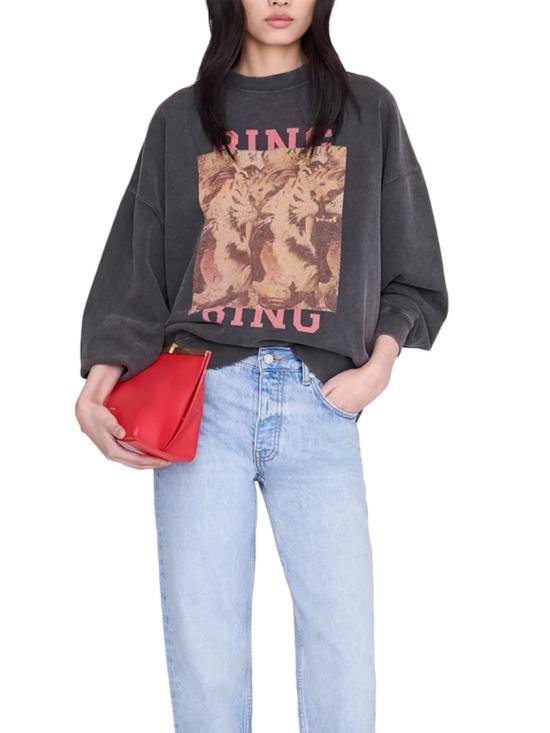 26FW 애니빙 탑 A0812905WBL1 Grey - ANINE BING