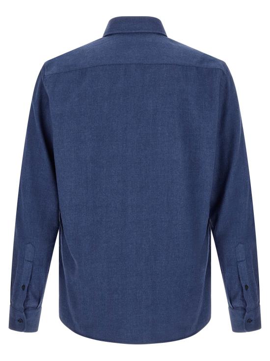  브루넬로 쿠치넬리 셔츠 LDMY6370627C018 BLUE - BRUNELLO CUCINELLI