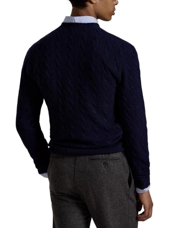 26FW 폴로 랄프로렌 케이블 니트 스웨터 710876762002 Black - POLO RALPH LAUREN