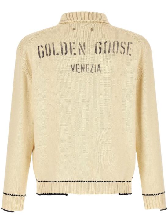 26FW 골든구스 폴로 티셔츠 GMP02822P00267411560 Neutrals - GOLDEN GOOSE