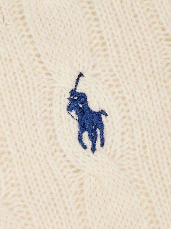 26FW 폴로 랄프로렌 폴로 자수 케이블 니트 스웨터 211971865001 Neutrals - POLO RALPH LAUREN