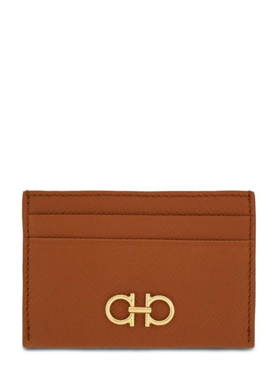 26FW 살바토레 페라가모 간치니 카드홀더 789863060 Brown