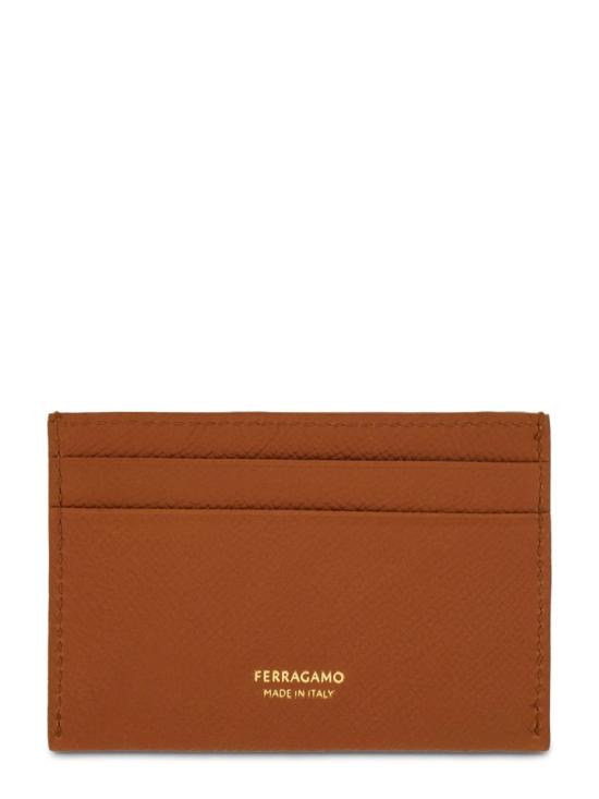 26FW 살바토레 페라가모 간치니 카드홀더 789863060 Brown - SALVATORE FERRAGAMO