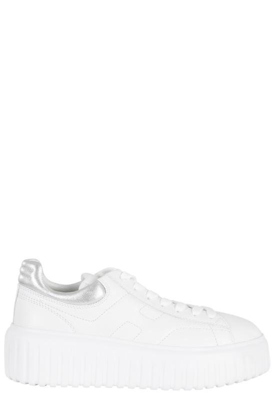 26FW 호간 H-스트라이프 스니커즈 HXW6450FC60KU0 099 White - HOGAN