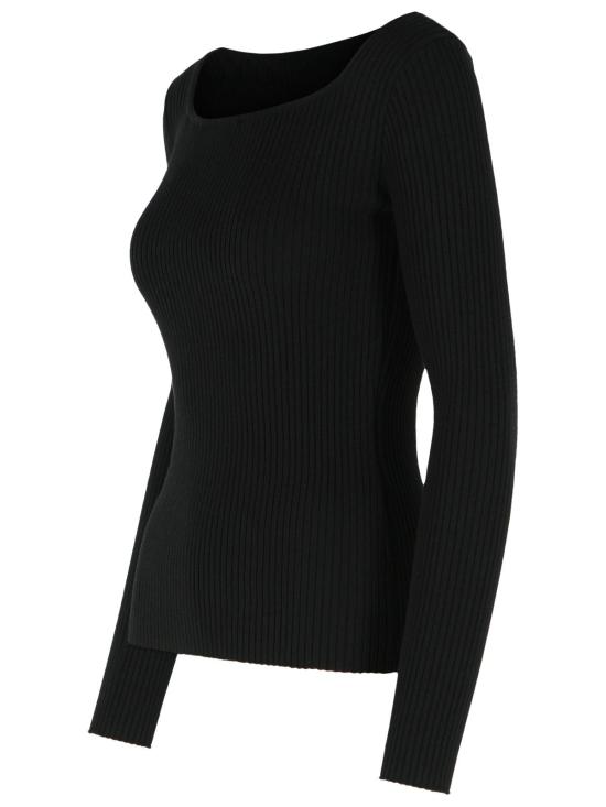 26FW 쿠레쥬 스웨터 426MPU326FI00019999 Black - COURREGES