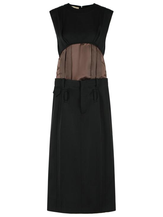 26FW 마르니 미디 원피스 ABMA1624QU UTWA6800N99 Black