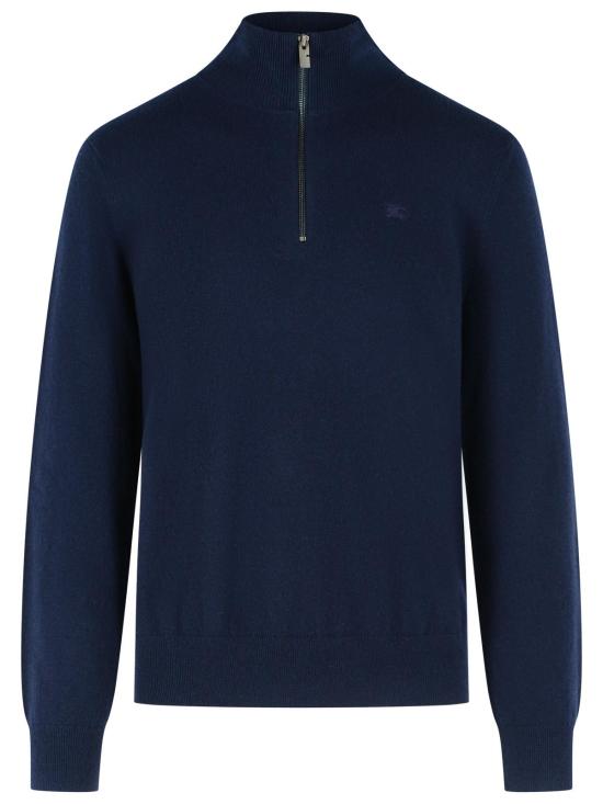 26FW 버버리 캐시미어 블렌드 하프 지퍼 스웨터 8112131A1222 Navy