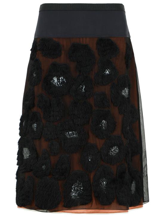 26FW 마르니 미디 스커트 GOMA0866SU USR03400N99 Black