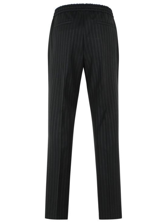 26FW 베르사체 스트레이트 팬츠 1019897 1A192071B000 Black - VERSACE