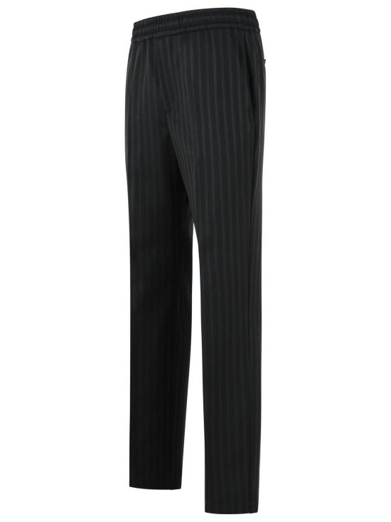 26FW 베르사체 스트레이트 팬츠 1019897 1A192071B000 Black - VERSACE