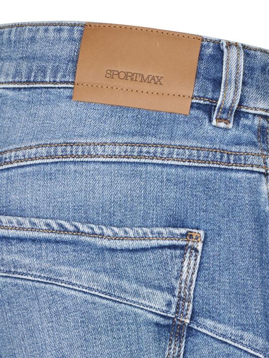26FW 스포트막스 데님 2622186025600SPDCARAFFA005 Blue - SPORTMAX