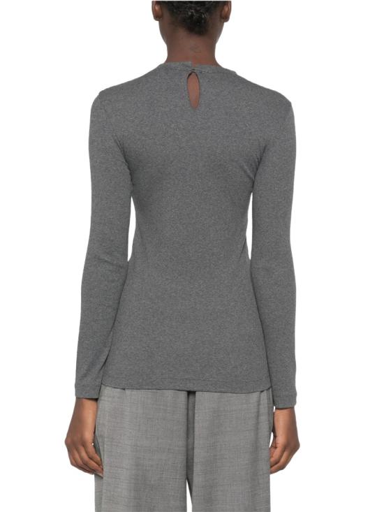 26FW 브루넬로 쿠치넬리 탑 M0TC8BJ300CV563 Grey - BRUNELLO CUCINELLI