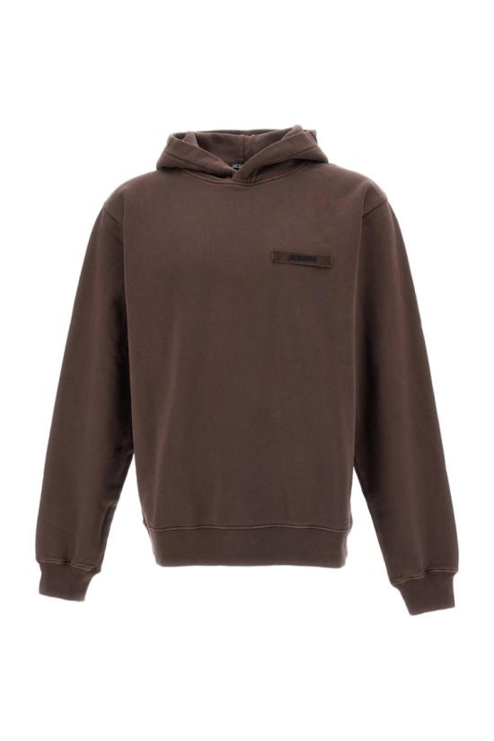 26FW 자크뮈스 그로그랭 후드 티셔츠 HOM00247AJ00126850 Brown