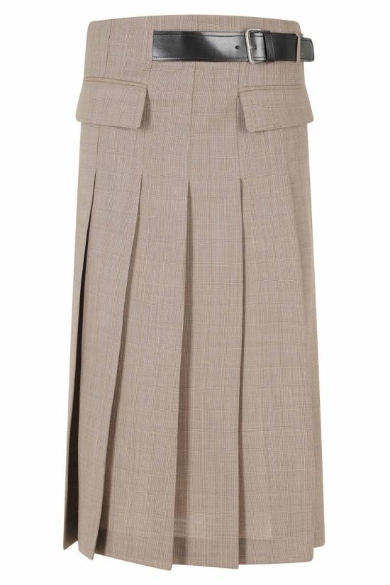 26FW 세미쿠튀르 스커트 Y6WM12 099 Grey - SEMI-COUTURE
