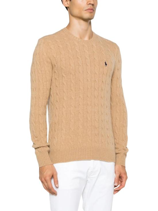 26FW 폴로 랄프로렌 케이블 니트 스웨터 710876762009 Neutrals - POLO RALPH LAUREN