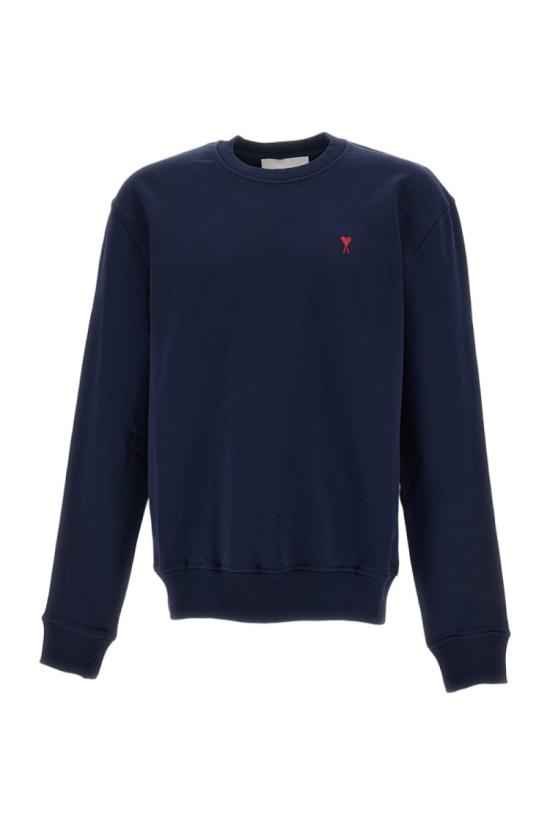 26FW 아미 스몰 하트 로고 스웨트셔츠 BFUSW035730430 Blue