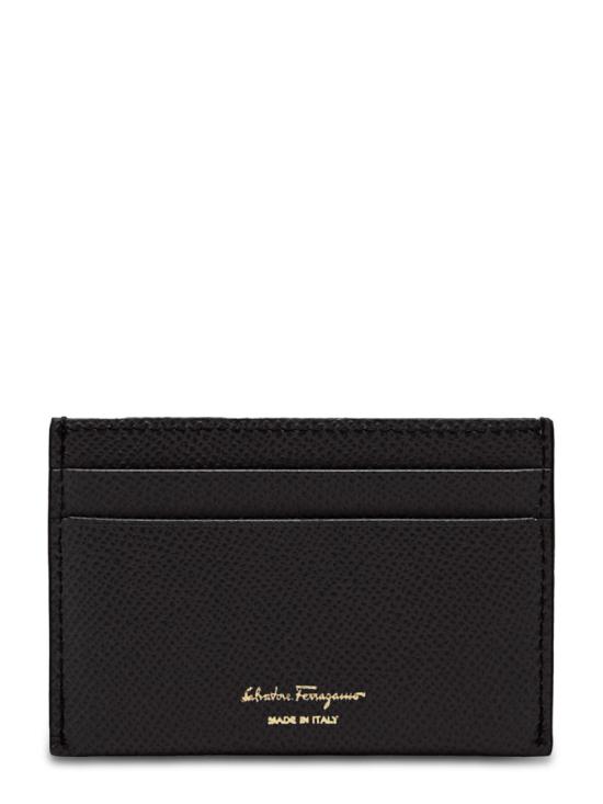 26FW 살바토레 페라가모 간치니 카드지갑 742164001 Black - SALVATORE FERRAGAMO
