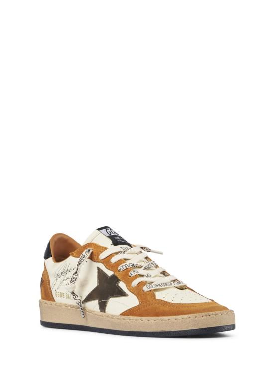 26FW 골든구스 볼 스타 스웨이드 스니커즈 GMF00117F00872083405 Orange - GOLDEN GOOSE
