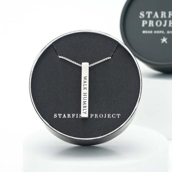  스타피쉬 프로젝트 네크리스 저스티스 스테인리스 바 목걸이 - STARFISH PROJECT
