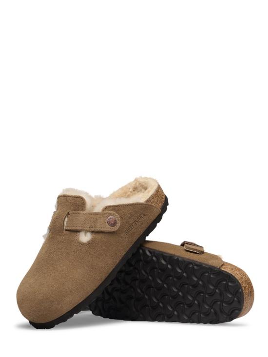 26FW 버켄스탁 보스턴 시어링 스웨이드 뮬 보스턴 시어링 스웨이드 뮬 1032432 Brown - BIRKENSTOCK