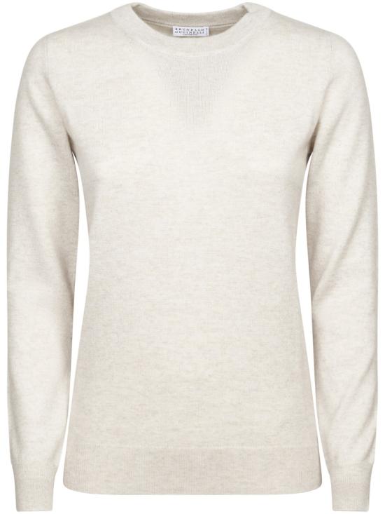 26FW 브루넬로 쿠치넬리 니트웨어 M12244400C9610 White