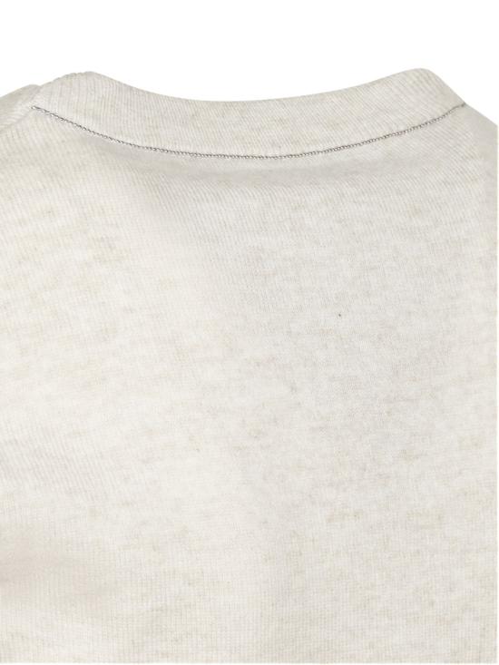 26FW 브루넬로 쿠치넬리 니트웨어 M12244400C9610 White - BRUNELLO CUCINELLI