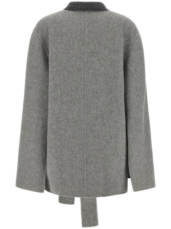 26FW 알베르타 페레티 코트 060666572509 Grey - ALBERTA FERRETTI