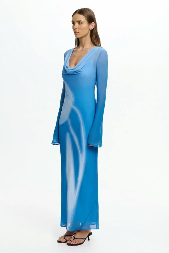  시그니피컨트 아더 롱 원피스 Significant Other Zhavia Long Sleeve Maxi Dress Dancing Tulip - SIGNIFICANT OTHER