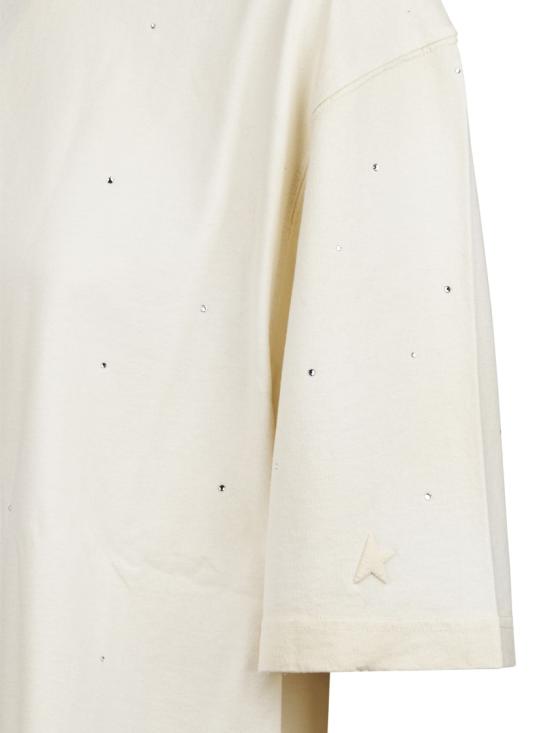 26FW 골든구스 반팔 티셔츠 GUP01873P00242111616 White - GOLDEN GOOSE