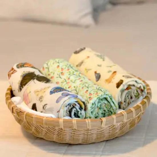  [키즈] One Canoe Two Paper Co. 침구 키즈 원 카누 투 페이퍼 컴퍼니 치킨 메도우즈 아기 속싸개 - OTHER BRANDS
