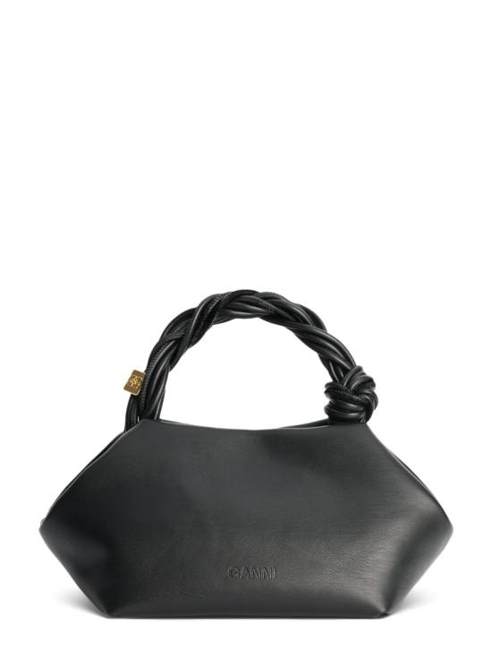 26FW 가니 스몰 레더 보우 토트백 A5241099 Grey - GANNI