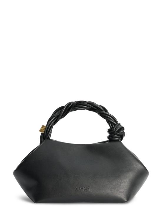 26FW 가니 스몰 레더 보우 토트백 A5241099 Grey - GANNI