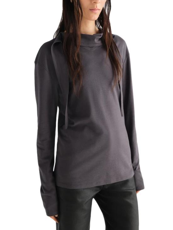 26FW 르메르 탑 TS0049LJ1025GY006 Grey - LEMAIRE