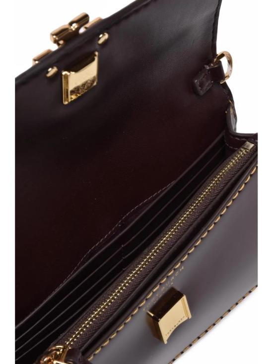 25FW 토리버치 숄더백 브라운 송아지 가죽 로고 - TORY BURCH