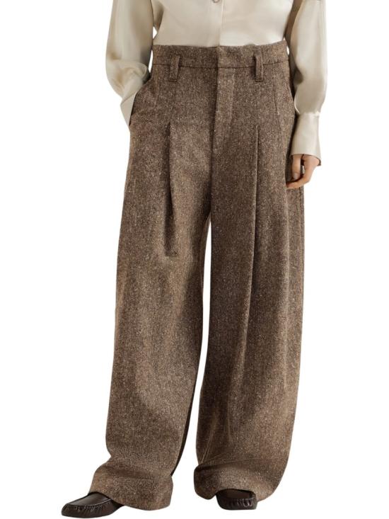 26FW 브루넬로 쿠치넬리 팬츠 MD002P9302C002 Brown - BRUNELLO CUCINELLI