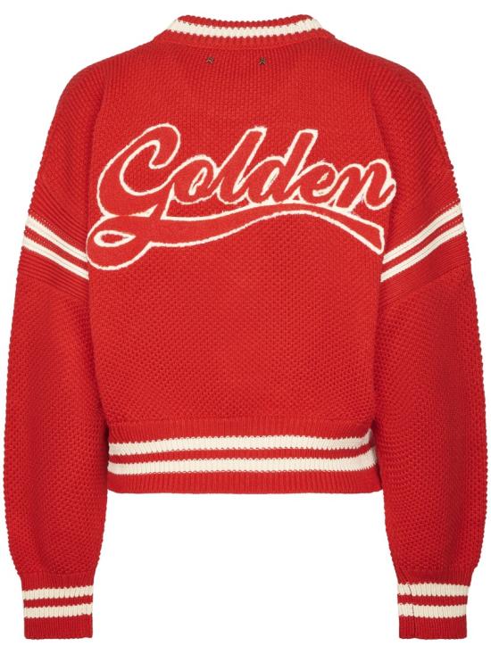 26FW 골든구스 니트웨어 GWP02794P00267240605 Red - GOLDEN GOOSE