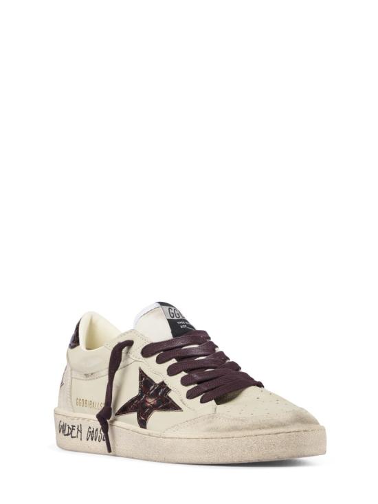 26FW 골든구스 볼 스타 스웨이드 스니커즈 GMF00117F00873515985 Neutrals - GOLDEN GOOSE