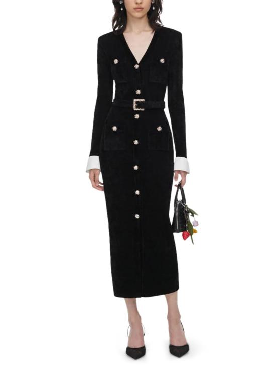 26FW 셀프 포트레이트 원피스 AW26 099M BBLACK