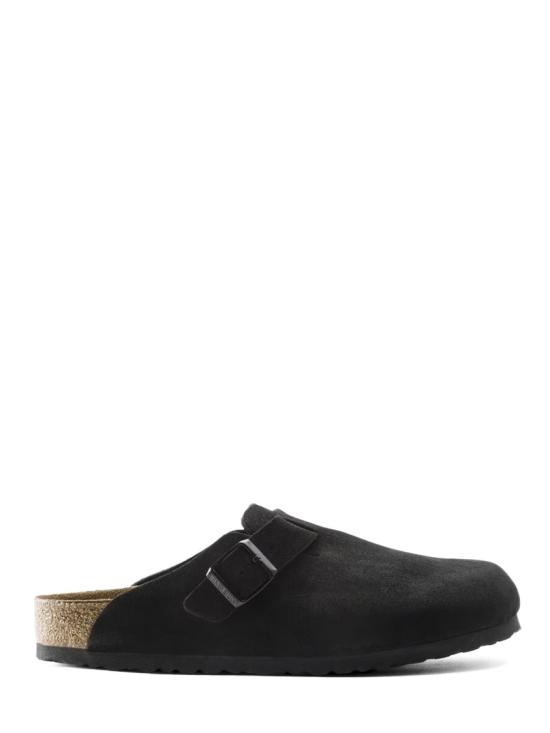 26FW 버켄스탁 보스턴 소프트 풋베드 스웨이드 레더 660473 Black