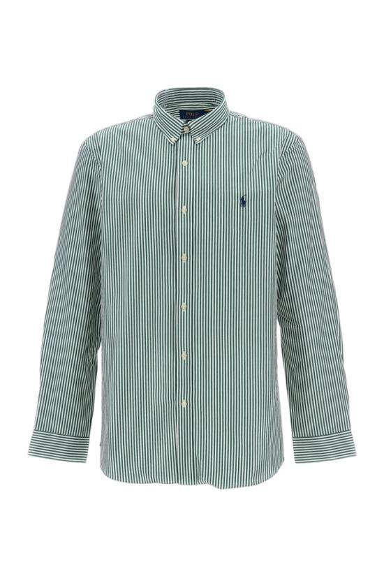 26FW 폴로 랄프로렌 셔츠 710929344505NEWFORESTWHITE Green