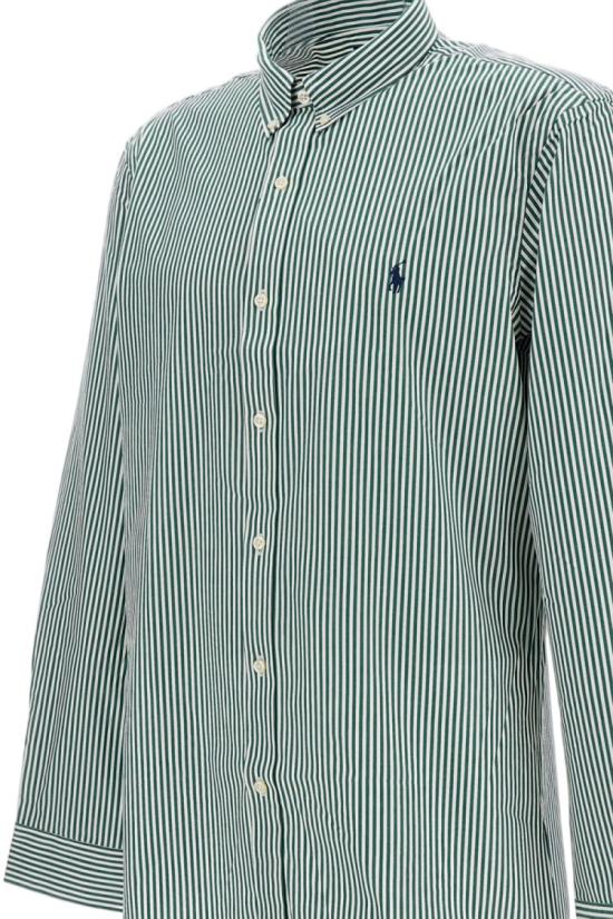 26FW 폴로 랄프로렌 셔츠 710929344505NEWFORESTWHITE Green - POLO RALPH LAUREN
