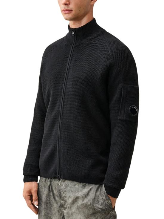 26FW 씨피 컴퍼니 니트웨어 21CMKN058A110754A999 Black - C.P. COMPANY