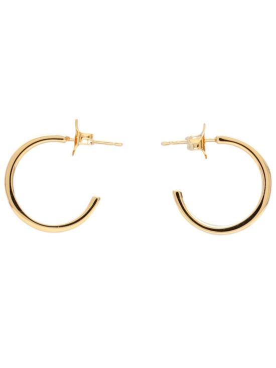26FW MM6 메종마르지엘라 미니멀 로고 이어링 SM7VG0056 P9375950 Gold - MM6 MAISON MARGIELA