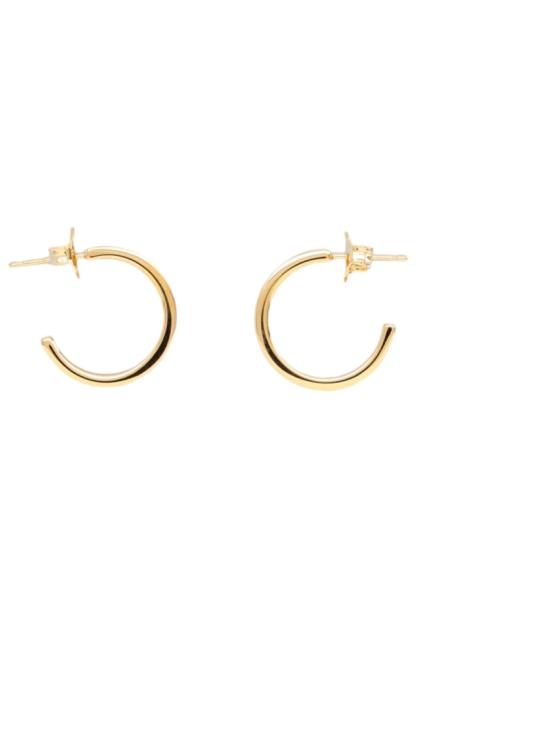 26FW MM6 메종마르지엘라 미니멀 로고 이어링 SM7VG0056 P9375950 Gold
