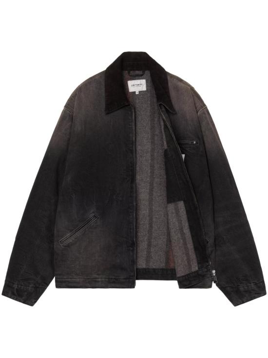 26FW 칼하트 WIP 데님 자켓 I03753500E0R Black - CARHARTT WIP