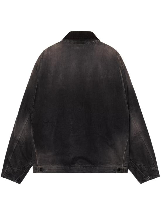 26FW 칼하트 WIP 데님 자켓 I03753500E0R Black - CARHARTT WIP