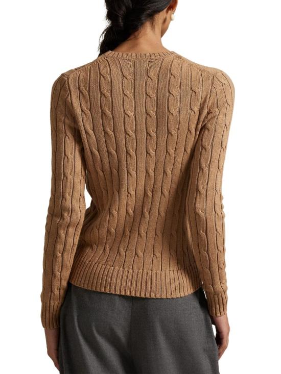 26FW 폴로 랄프로렌 폴로 자수 케이블 니트 스웨터 211971795002 Neutrals - POLO RALPH LAUREN