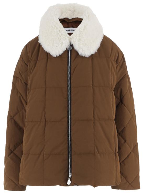26FW 옌키옌키 자켓 SHEARLINGARCOJACKETSCOOTERBROWN Grey