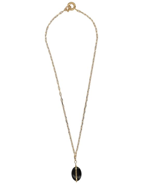 26FW 이자벨마랑 블랙 펜던트 트위스트 목걸이 CO0202FA D3B15B01BK Gold - ISABEL MARANT